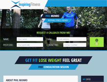 Tablet Screenshot of philmunro.inspiringfitness.co.uk